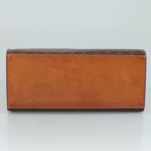 CELINE Macadam Canvas Hand Bag Pvc Leather Brown - Picture 9 of 12